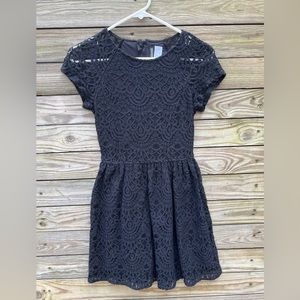 Divided Black Lacy Dress Women’s Size 4